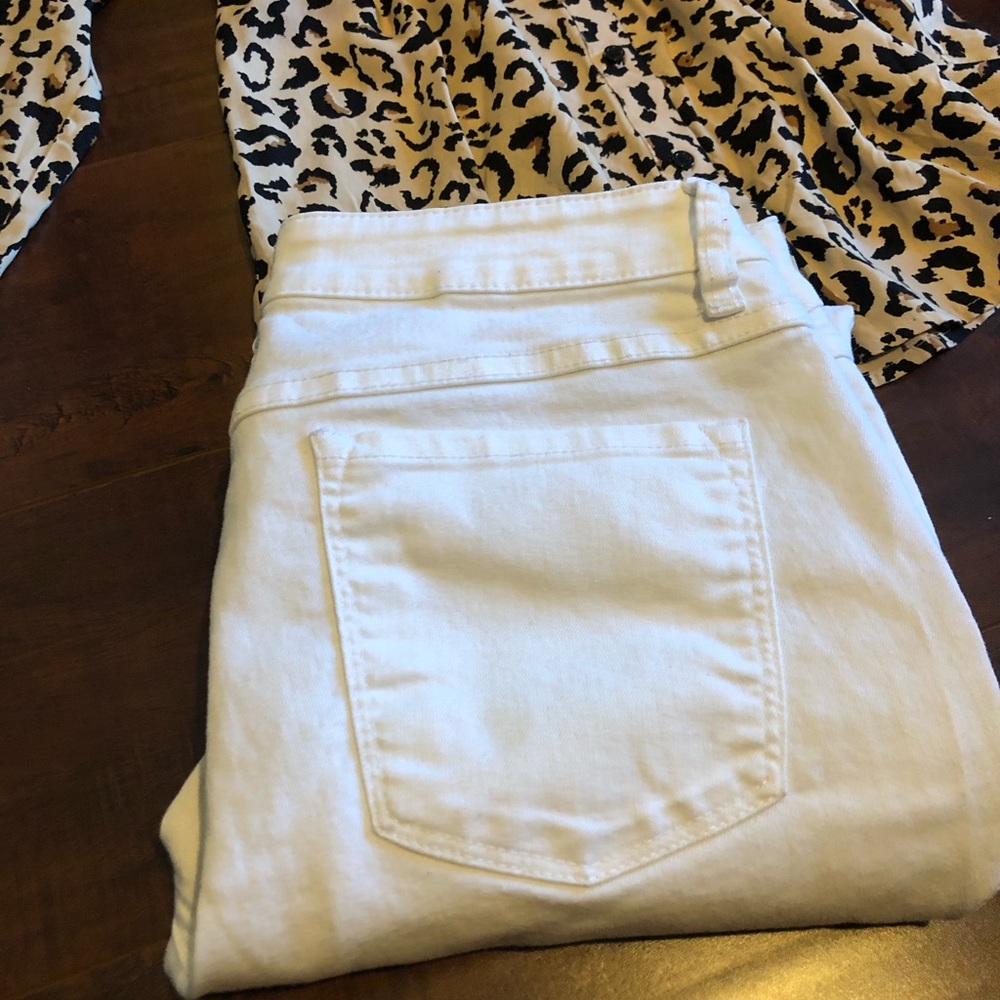 Prana White Jeans in straight leg